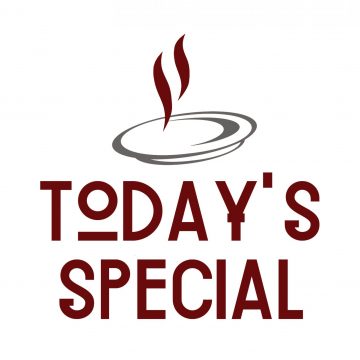 Today’s Special – ALL Online Ordering Temporarily Down – Please Call to Order